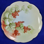 Load image into Gallery viewer, J and C Bavaria Collector Plate with Boysenberry Design Hand Painted
