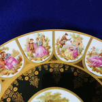 Load image into Gallery viewer, Decorative Plate Fragonard Love Story Plate Courting Couple Gold Trim Bavaria  10.5&quot;
