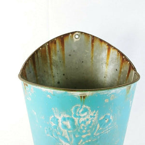 Wall Bucket Planter Rustic Farm House Decor Distressed Collins Creek Collections