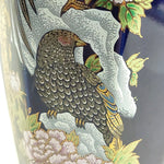 Load image into Gallery viewer, Vase Asian Pheasant and Peonies National Silver Co Japan Vintage Decor 11&quot;
