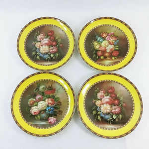 Decorative Plates Veronica Collection Formalites 2 Rose 1 Tulipe 1 Pivoine 8"