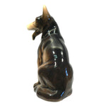 Load image into Gallery viewer, German Shepherd Figurine Ceramic Hallmark on Bottom Vintage 4&quot;

