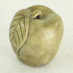 Load image into Gallery viewer, Faux Apple and Leaf Fruit Sage Green Ceramic Vintage Kitchen Home Decor 4&quot;
